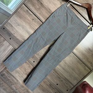 Soho Stretchy Plaid Dress Pants Tapered Leg Women's M great preworn condition